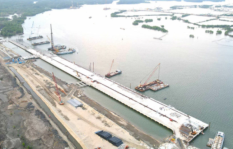 port construction in vietnam - phuoc an port construction project - dong nai province - vietnam