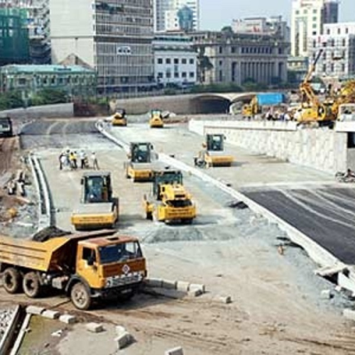 Công trường xây dựng Đại lộ Đông Tây, tuyến đường đẹp và hiện đại bậc nhất Tp. Hồ Chí Minh, đang tăng tốc về đích