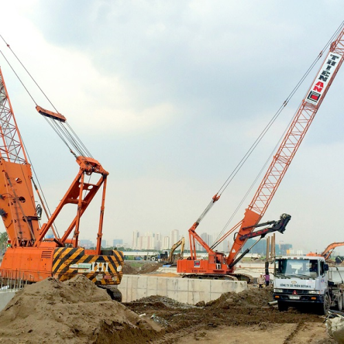 The Construction Project Of 4 Main Roads in Thu Thiem Urban Area, Thu Duc City, HCMC