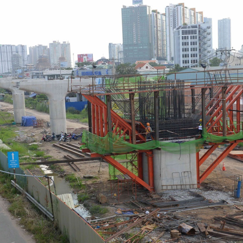 Package No. 2 of the Ben Thanh Suoi Tien Metro line - construction of the elevated section and Long Binh depot