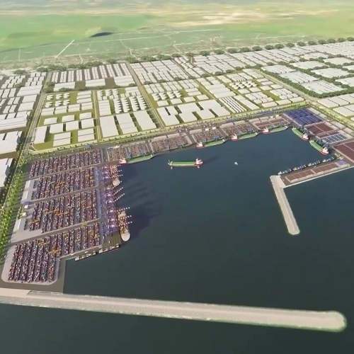 Port Construction In Vietnam - My Thuy port construction launched by Quang Tri, marking a significant milestone in the development