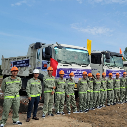 Groundbreaking ceremony of the Cao Lanh - An Huu expressway construction project - Phase 1, in Dong Thap province